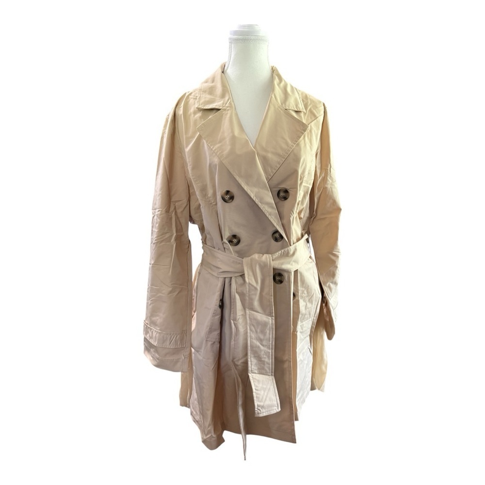 Wynne Layers Beige Trench Coat Jacket – Size L
